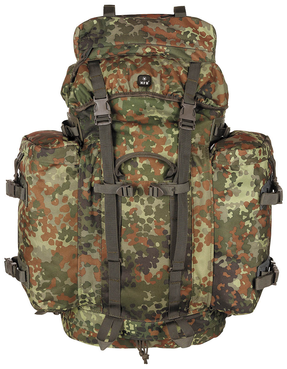 Rucsac Mountain BW MFH 80L cu genti laterale detasabile