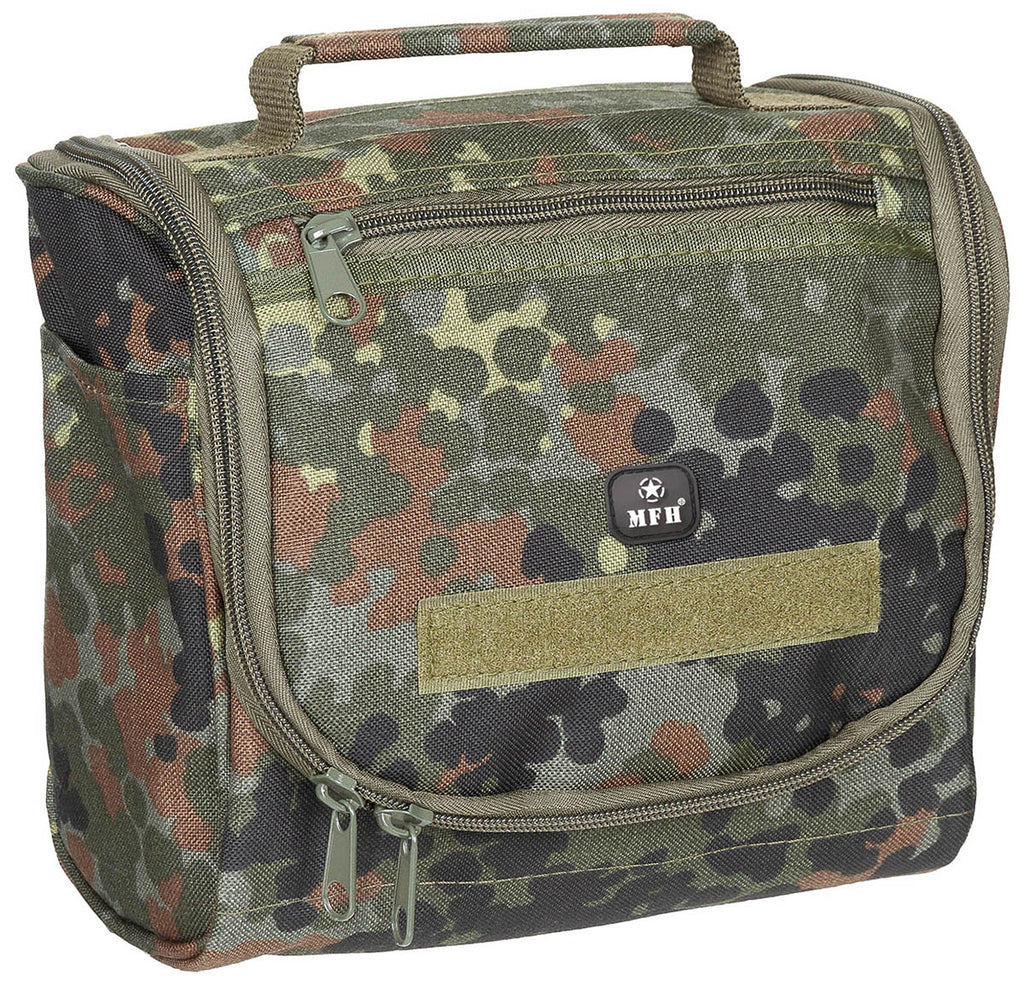 Trusa de igiena BW Washbag flecktarn Cordura MFH
