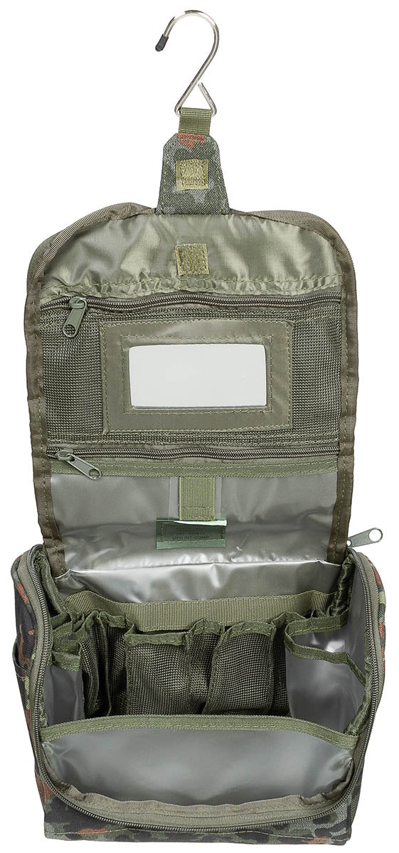 Trusa de igiena BW Washbag flecktarn Cordura MFH