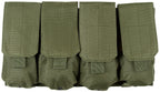 Port-incarcator MOLLE cu 4 compartimente MFH OD Green