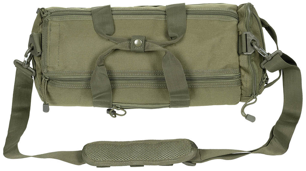 Geanta de transport rotunda MOLLE, neagra MFH