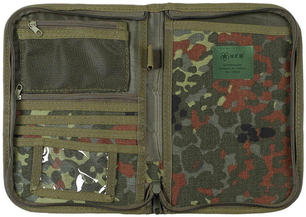 Husa port-documente A5 flecktarn Cordura MFH