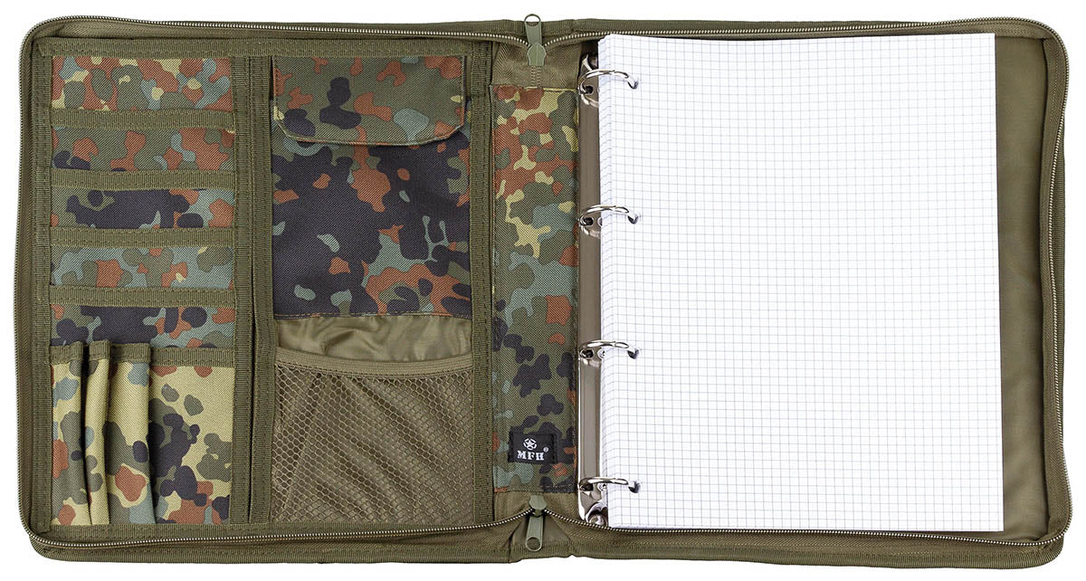 Mapa organizatoare A4 flecktarn MFH