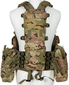 Vesta tactica cu buzunare multiple camuflaj MFH