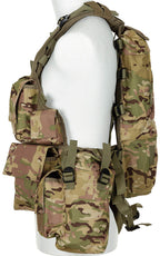 Vesta tactica cu buzunare multiple camuflaj MFH