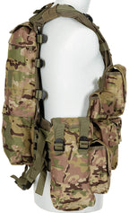 Vesta tactica cu buzunare multiple camuflaj MFH
