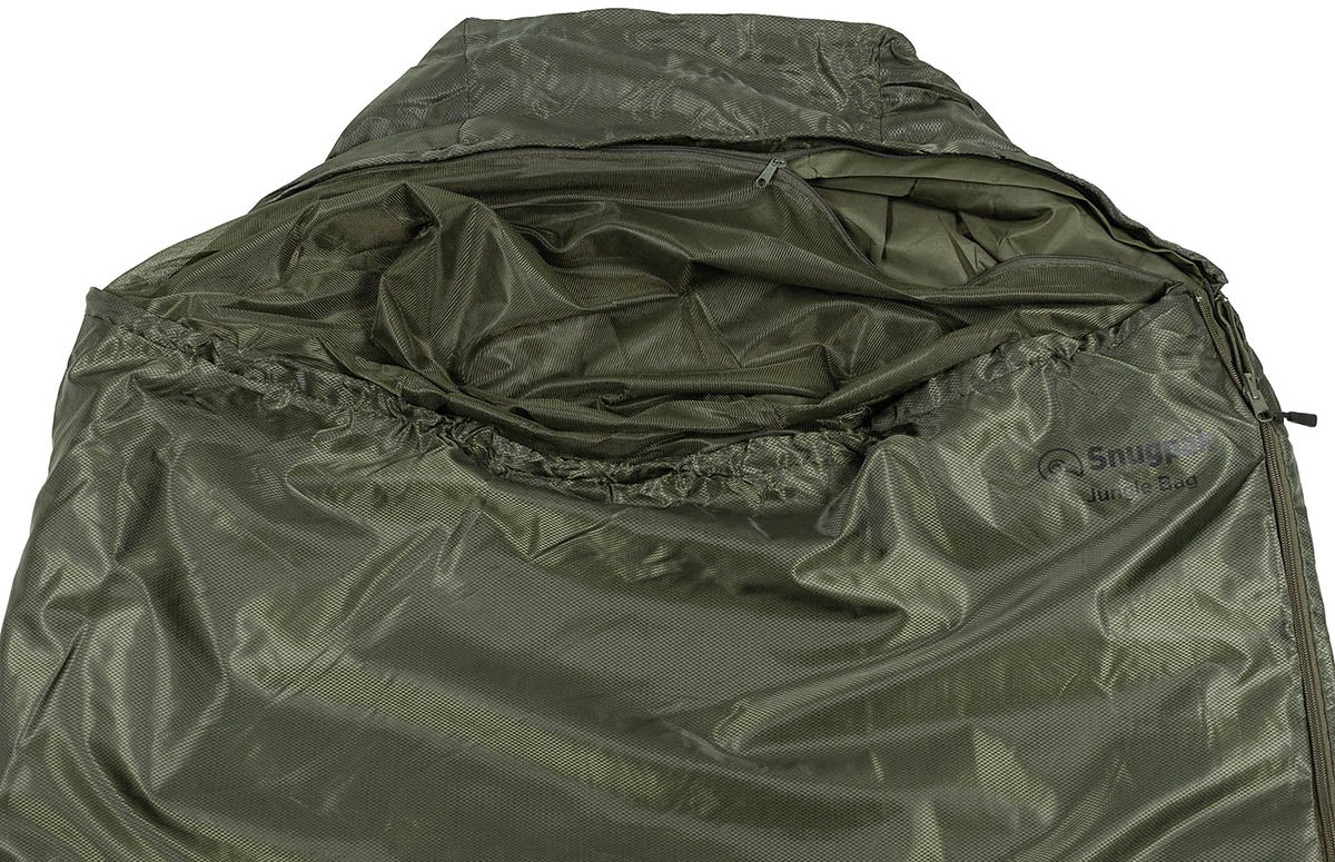 Sac de dormit Jungle Bag Snugpak cu plasa anti-tantari