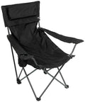 Scaun pliabil Deluxe cu spatar si cotiera Fox Outdoor