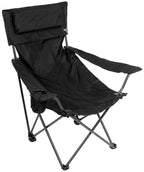 Scaun pliabil Deluxe cu spatar si cotiera Fox Outdoor