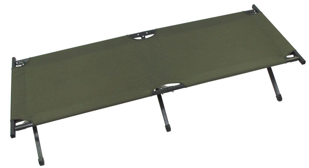 Pat de campanie pliabil US Cot din aluminiu MFH
