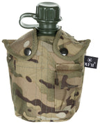 Bidon apa US 1L cu husa operation-camo MFH