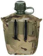 Bidon apa US 1L cu husa operation-camo MFH