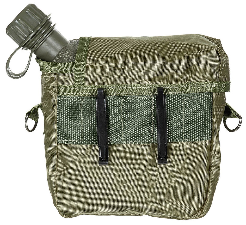 Bidon de apa US Canteen angular 2 Qt cu husa MFH