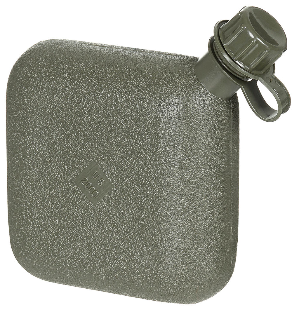 Bidon de apa US Canteen angular 2 Qt cu husa MFH