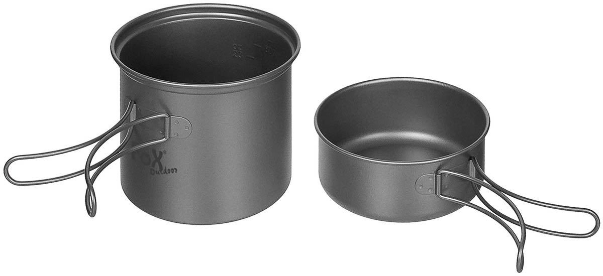 Set gatit titan ultrausor oala si tigaie Fox Outdoor