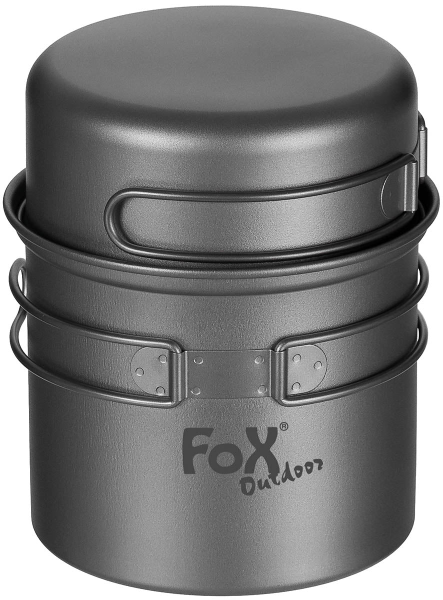 Set gatit titan ultrausor oala si tigaie Fox Outdoor