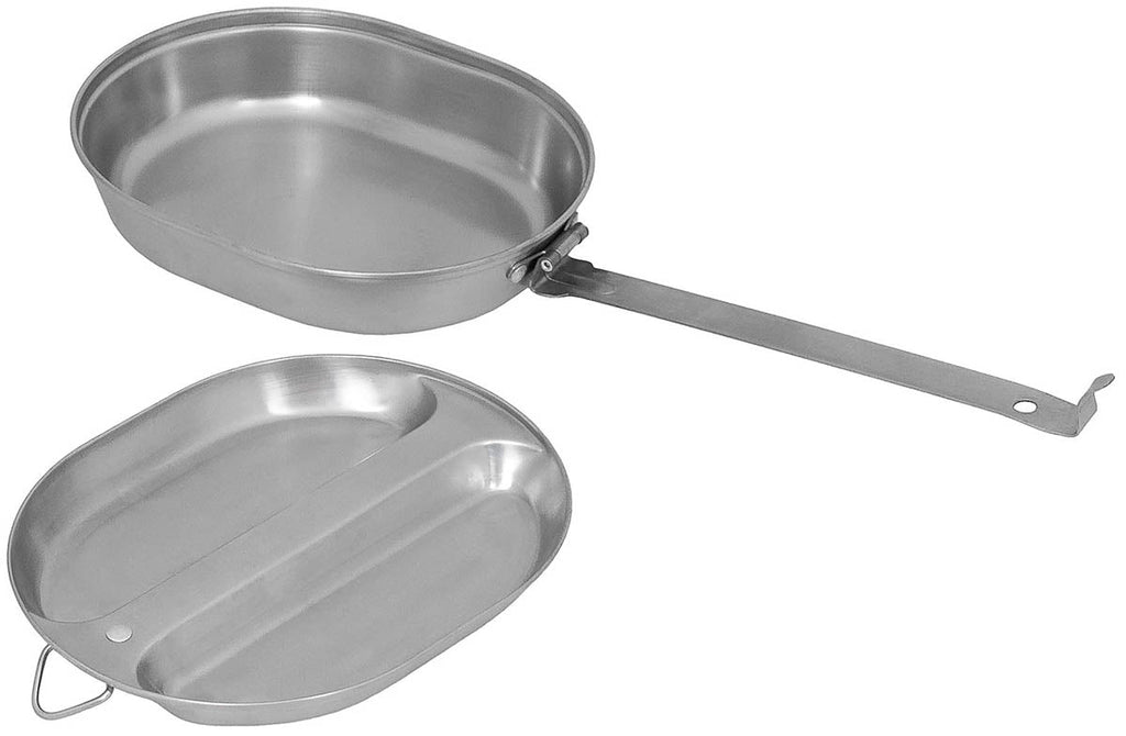 Set gatit US Mess Kit otel inoxidabil 2 piese MFH
