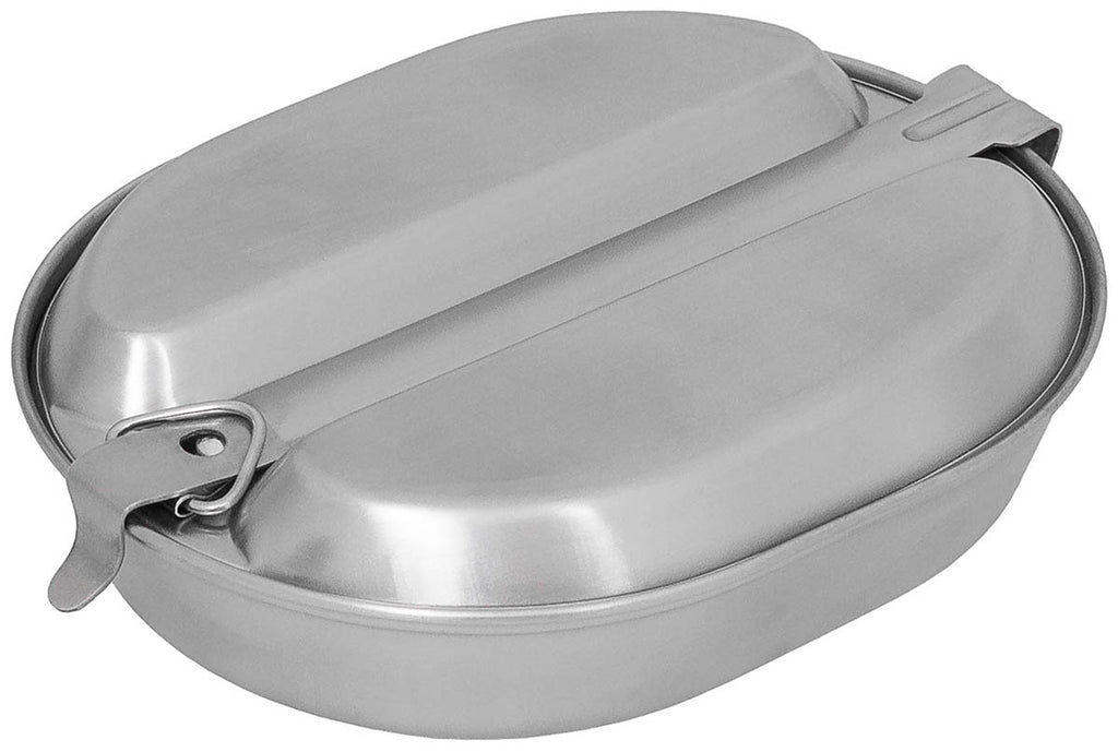 Set gatit US Mess Kit otel inoxidabil 2 piese MFH