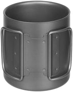 Cana din titan cu pereti dubli si manere pliabile Fox Outdoor