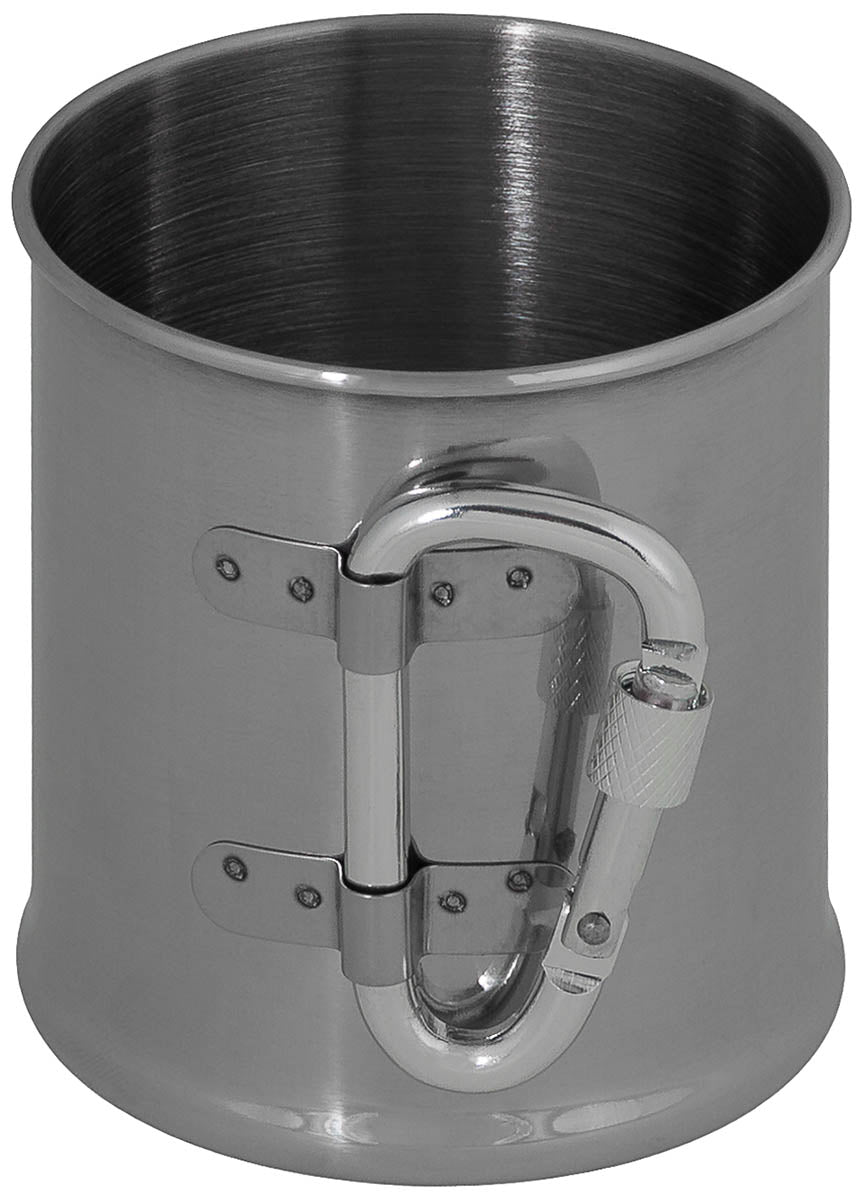 Cana otel inoxidabil cu carabiniera 220 ml Fox Outdoor
