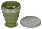 Cana pliabila din silicon cu capac 200 ml MFH