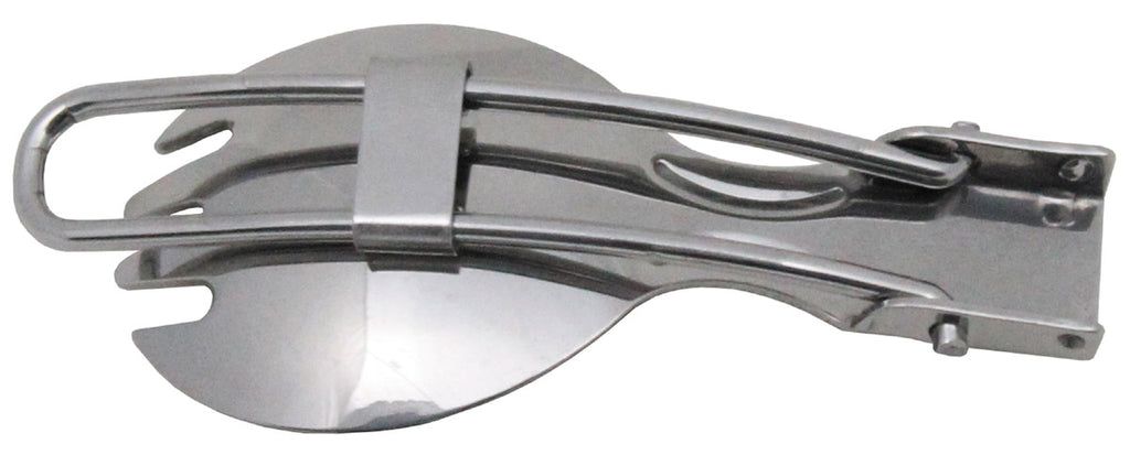 Spork pliabil din otel inoxidabil Fox Outdoor