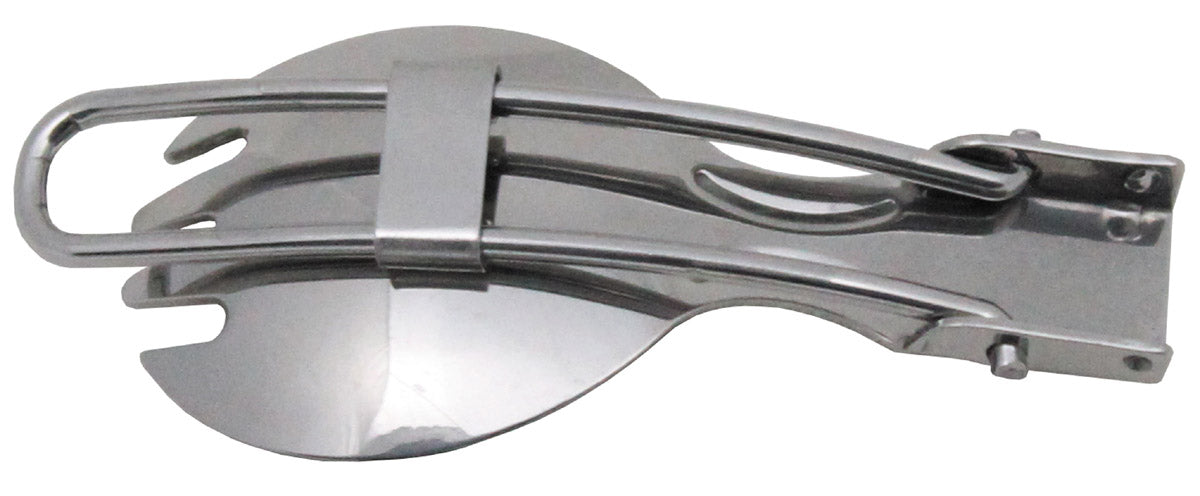 Spork pliabil din otel inoxidabil Fox Outdoor