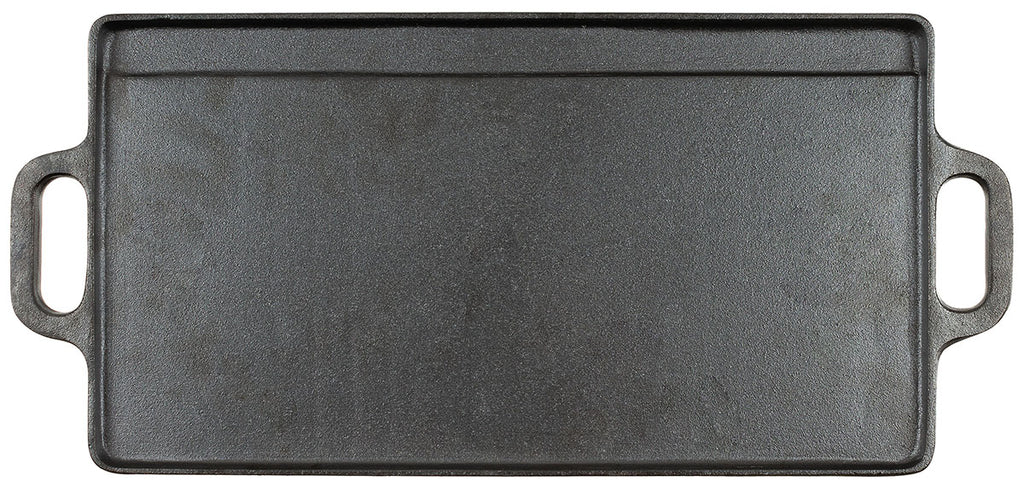 Plita reversibila din fonta cu 2 manere Fox Outdoor