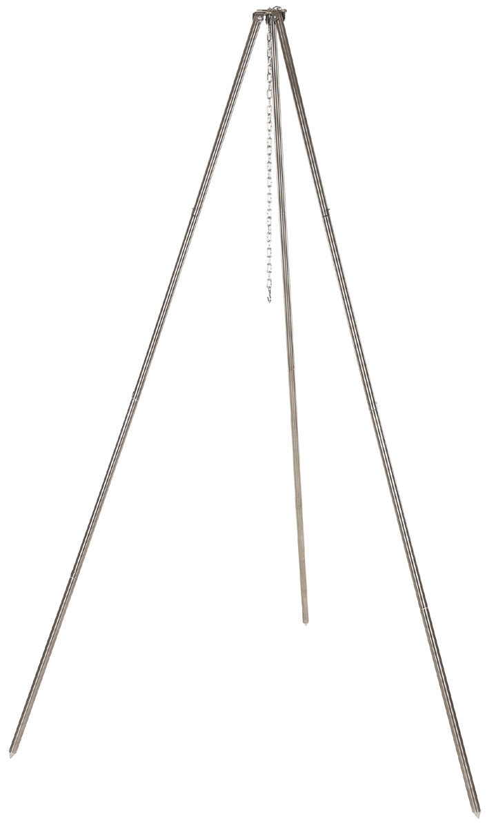 Trepied pentru gatit la foc Fox Outdoor din otel inoxidabil