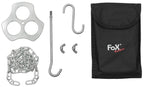 Suport trepied din otel inoxidabil cu lant si carlig Fox Outdoor