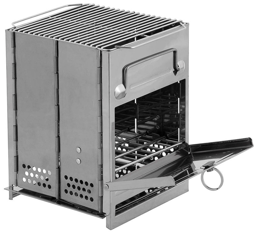 Rocket Stove pliabil mic din otel inoxidabil Fox Outdoor