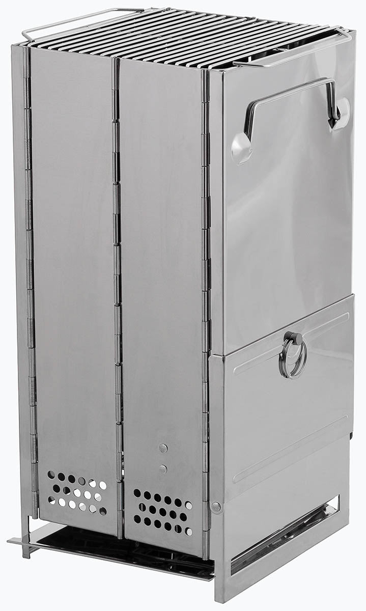 Soba rocket stove pliabila din inox Fox Outdoor