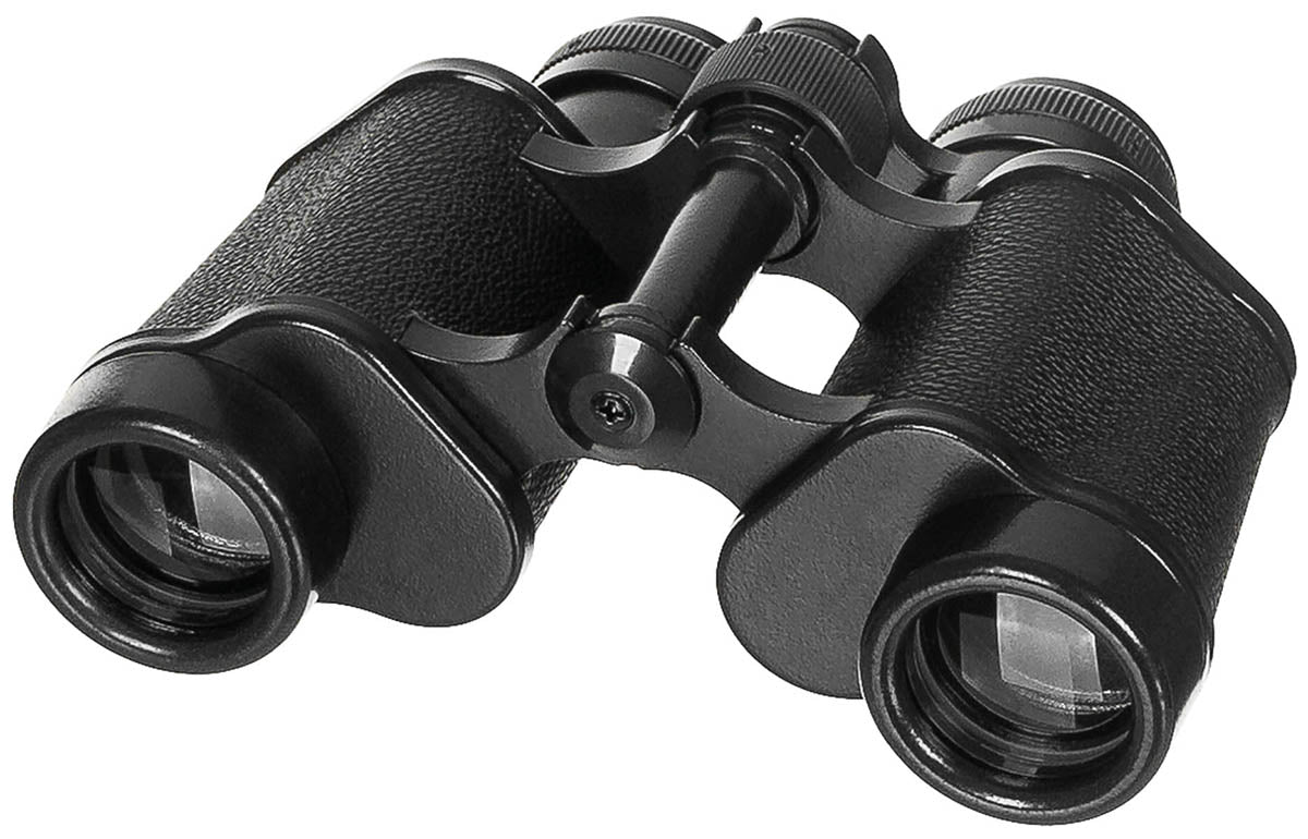 Binoclu 8x30 negru cu husa din piele MFH
