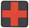Patch FIRST AID 3D negru-rosu MFH
