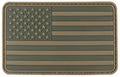 Patch USA 3D OD green MFH