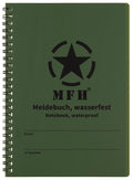 Carnetel impermeabil cu spira MFH