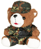 Ursulet de plus cu costum si palarie flecktarn MFH