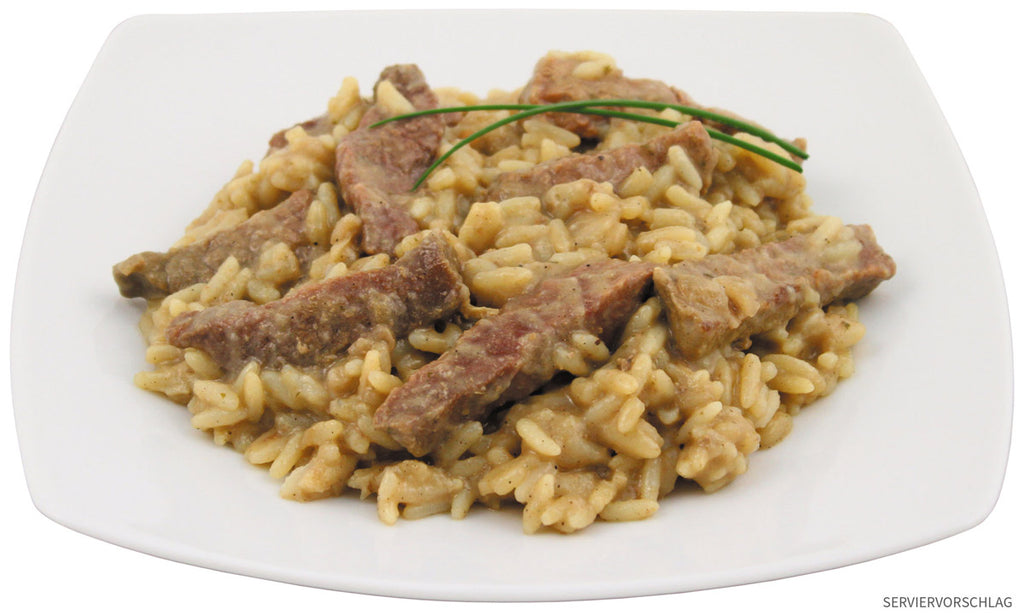 Vita tocata cu orez la conserva 400 g, set 12 buc, MFH