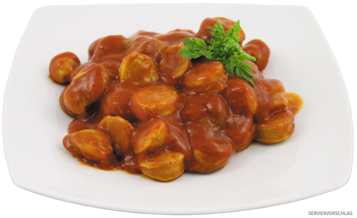 Carnati cu sos de curry la conserva 400 g, set 12 buc, MFH