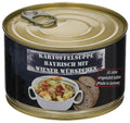 Supa de cartofi cu crenvursti la conserva 400 g, set 12 buc, MFH