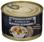 Supa de cartofi cu crenvursti la conserva 400 g, set 12 buc, MFH