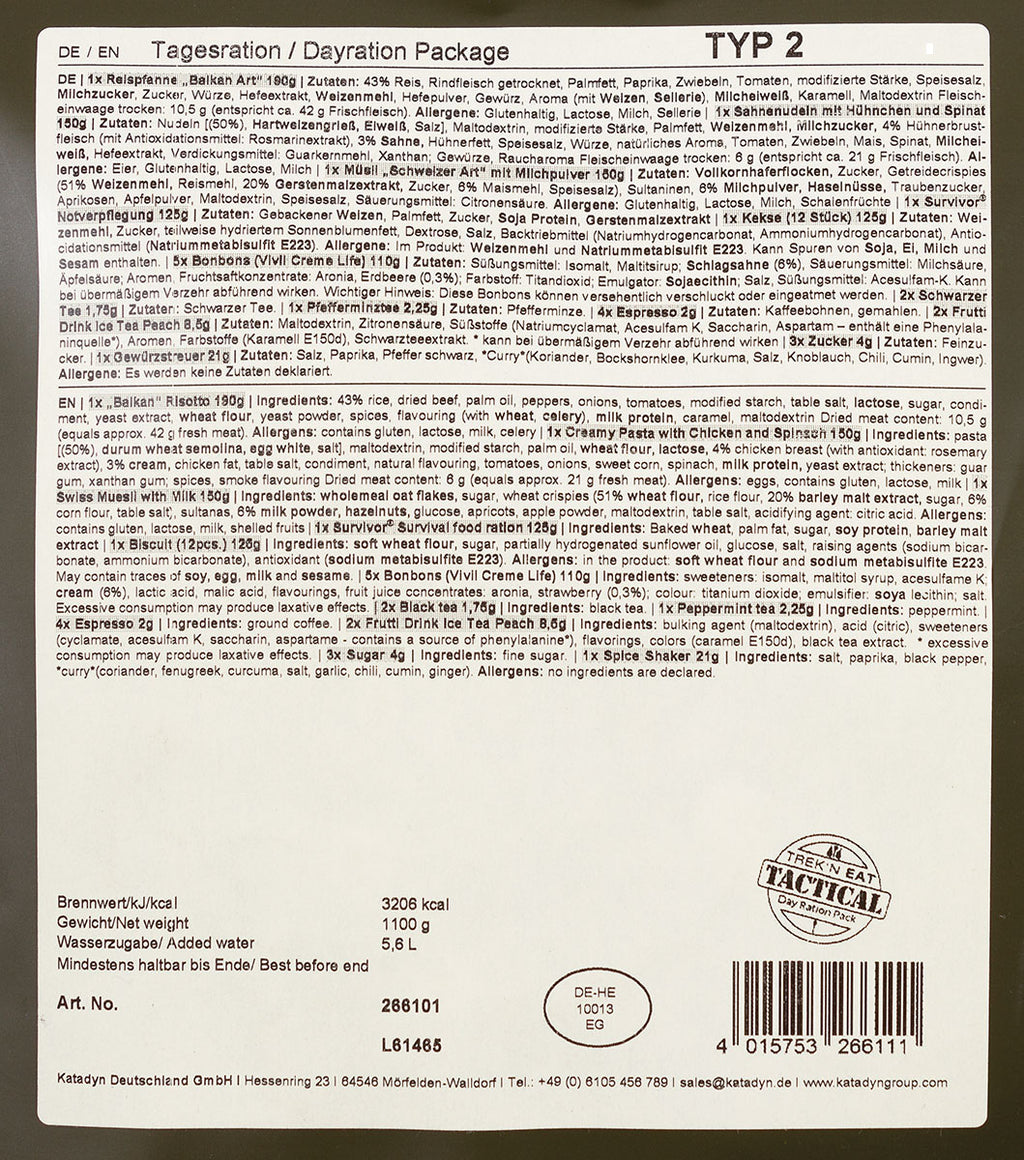 Ratie alimentara Day Ration Pack Type II Trek'n Eat