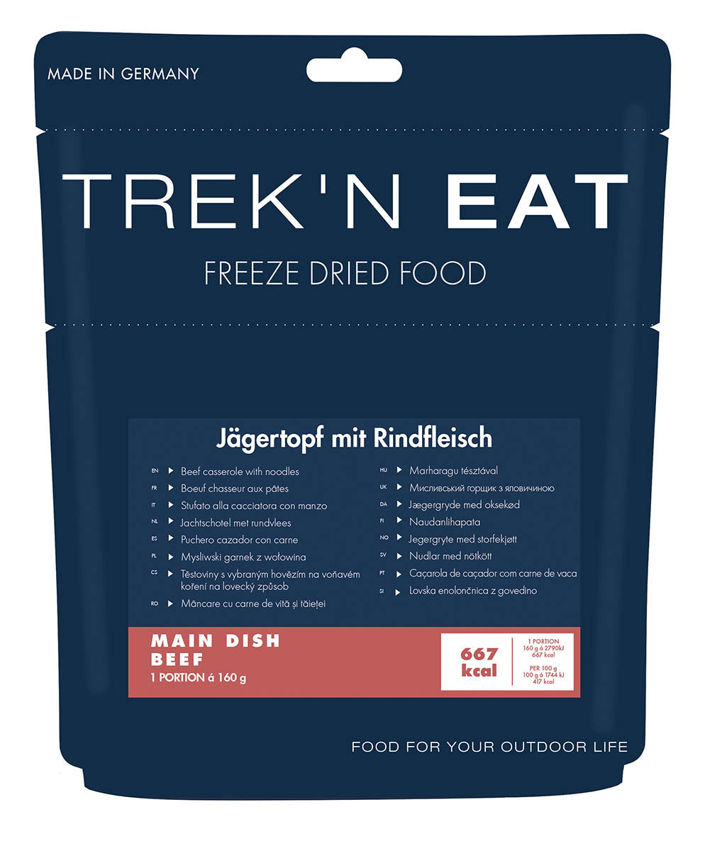 Mancare deshidratata tocana de vita cu paste Trek'n Eat