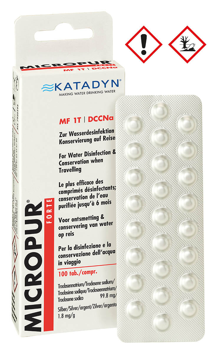 Tablete purificare apa Micropur Forte MF 1T 100 buc Katadyn