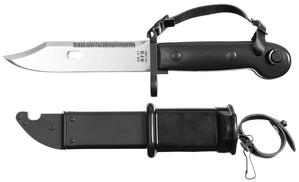 Baioneta tip AK 47 cu teaca metalica MFH