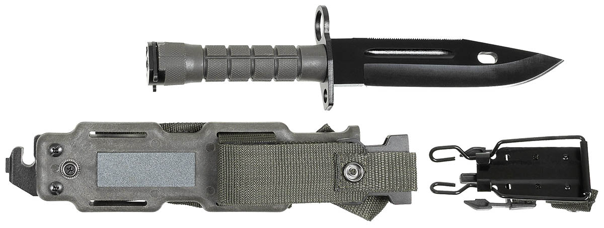 Baioneta M9 OD Green cu teaca MFH