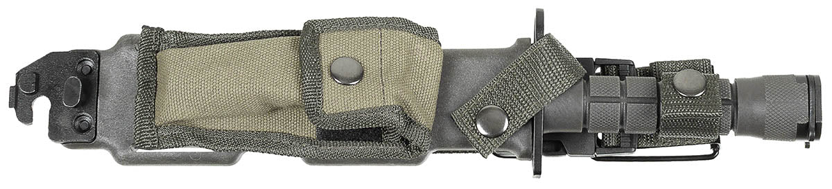 Baioneta M9 OD Green cu teaca MFH