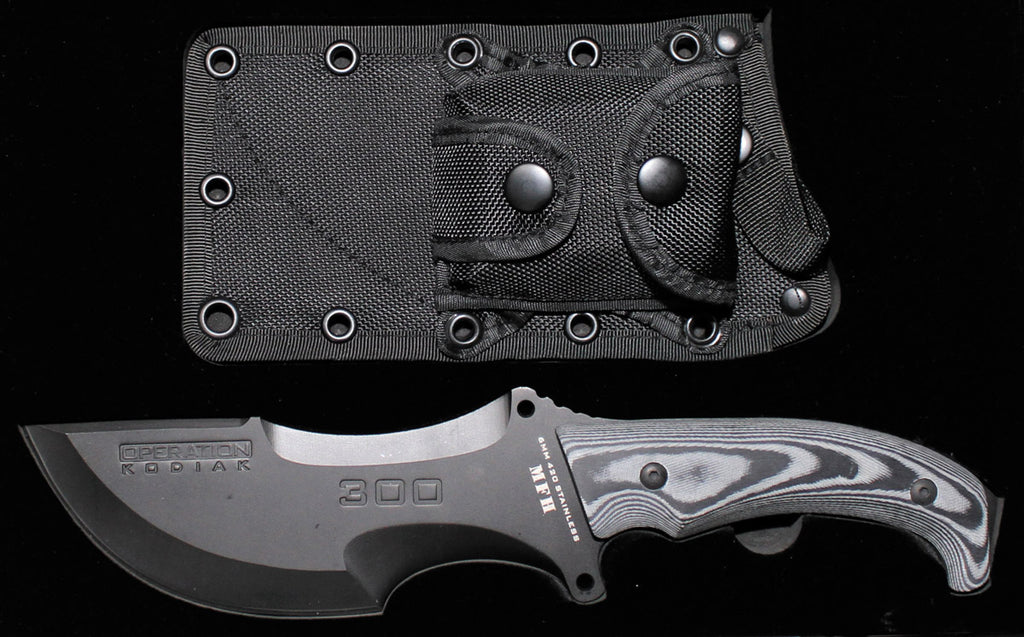 Cutit fix Operation Kodiak MFH cu teaca si amnar