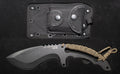 Cutit fix Operation Black Hawk MFH cu teaca