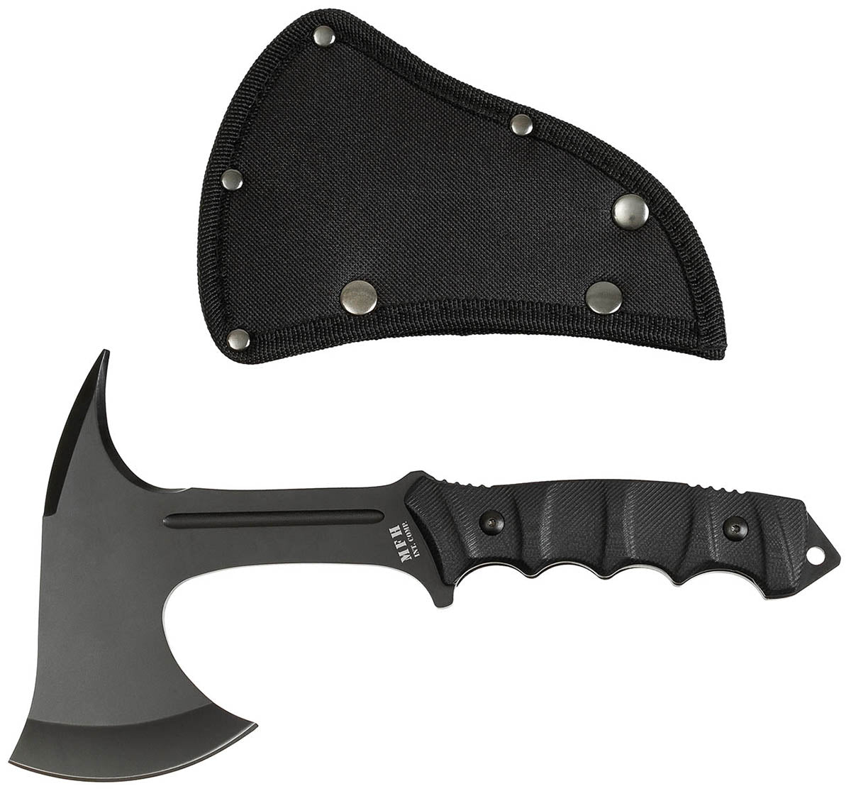 Tomahawk Comox cu maner G10 si teaca MFH